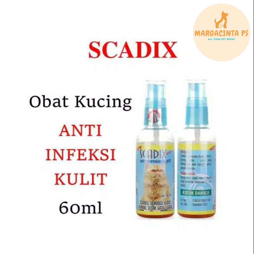 Obat Jamur Hewan Anjing Kucing Scadix Spray 60 ml