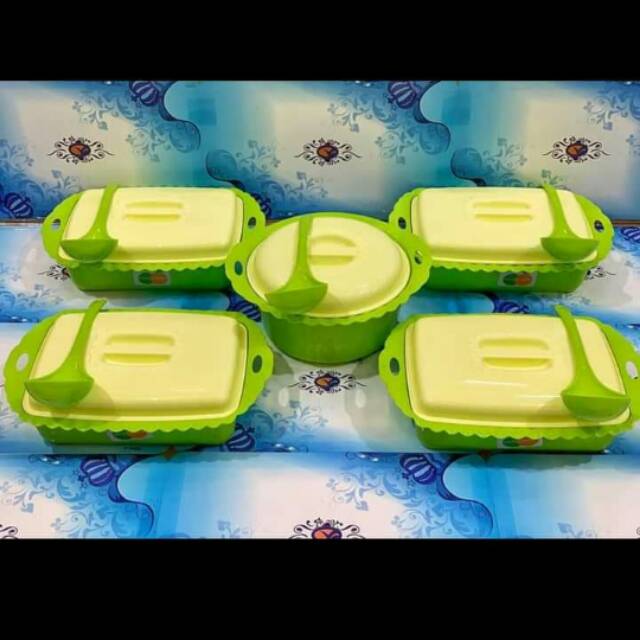 prasmanan plastik 4 segi 1 bulat