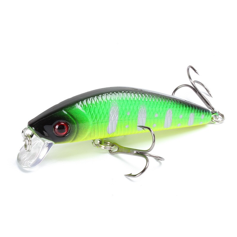 SYFishing 1Pcs New Colorful Minnow Umpan Pancing 7cm 8.1g Swimbait Fishing Lure Ikan Bass Floating Bait Kail Memancing Tackle