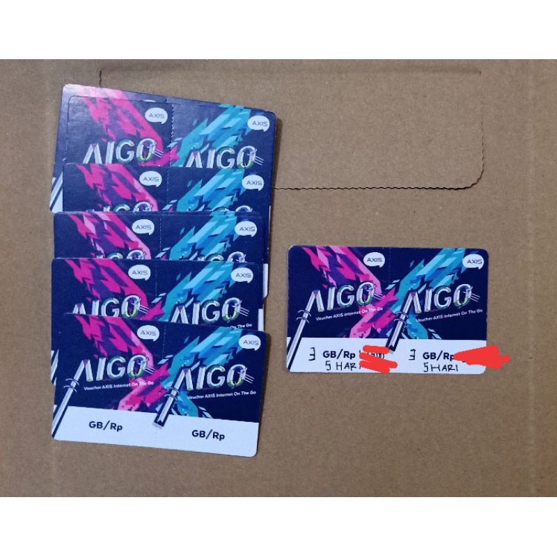 voucer Axis 3gb 5 Hari