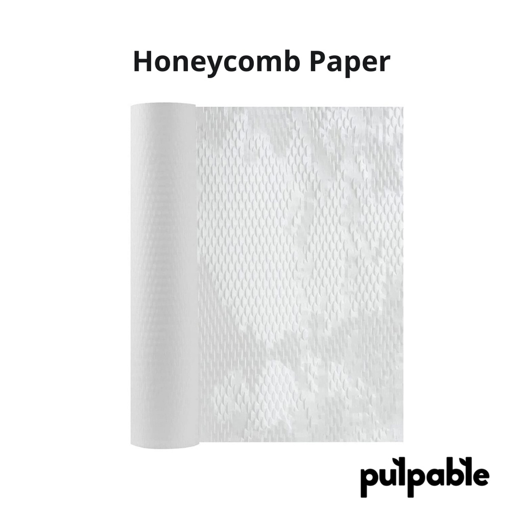 White honeycomb paper / honeycomb paper putih 10 meter / 10m honeycomb paper