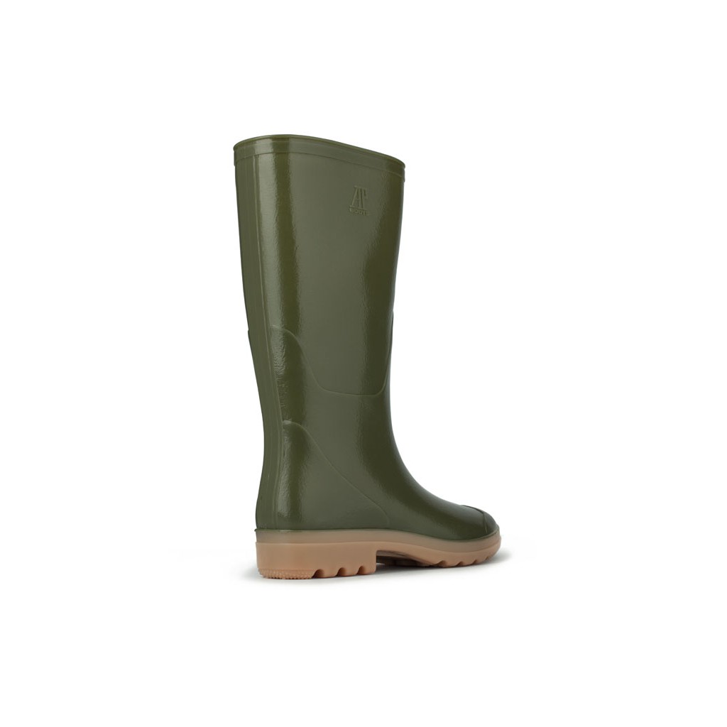 ap boots 9303 gr APD sepatu boot tinggi hijau original glossy mengkilap