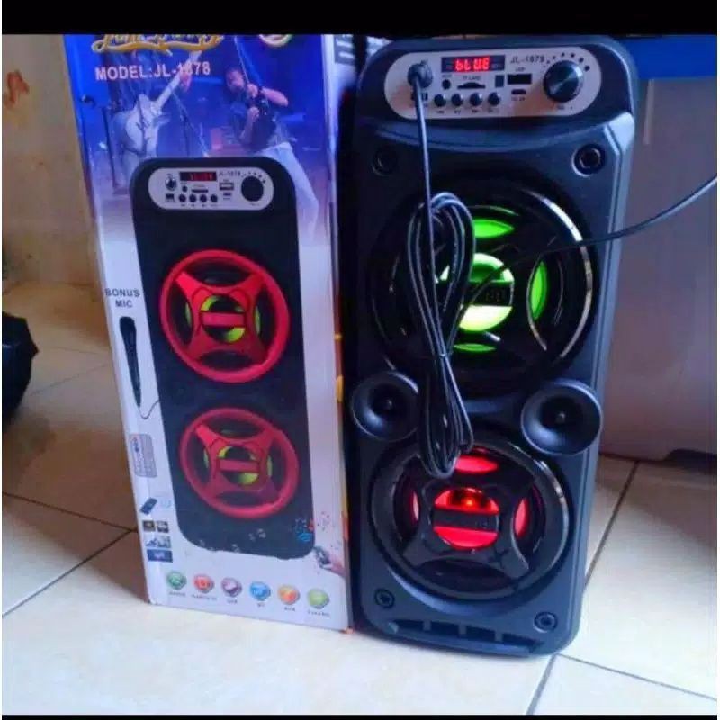 SPEAKER bluetooth KARAUKE JINLONG JL_1878 bonus mic