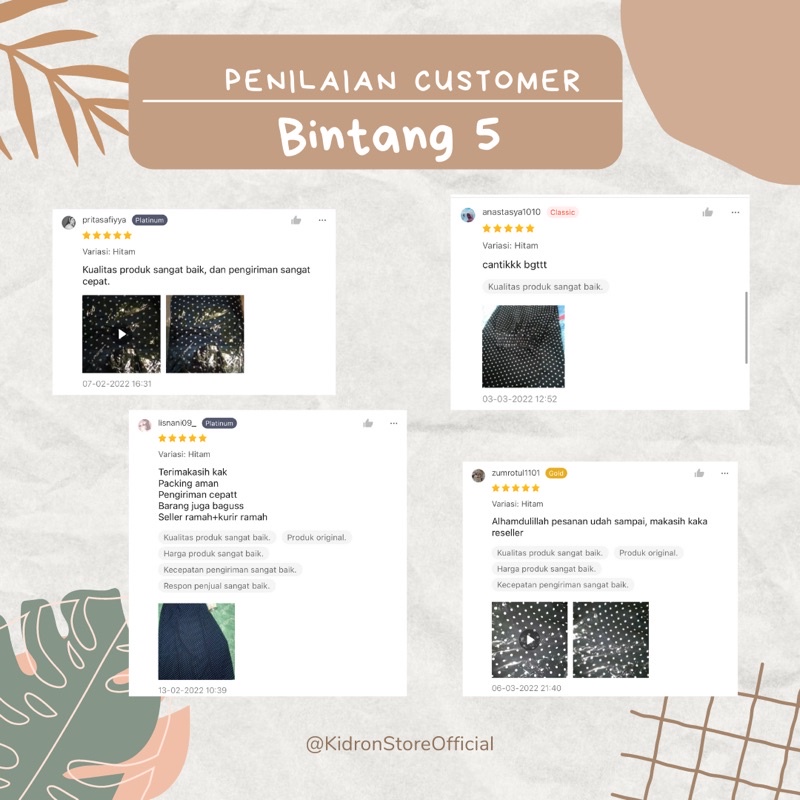 POLKA SKIRT ROK POLKADOT / ROK WANITA MOTIF-5