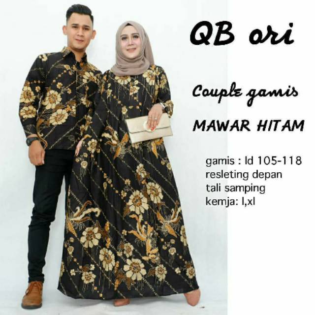 GAMIS BATIK,COUPLE GAMIS,BATIK,COUPLLE BATIK SARIMBIT,GAMIS BATIK COUPLLE,BATIK SET,FASHION MUSLIM