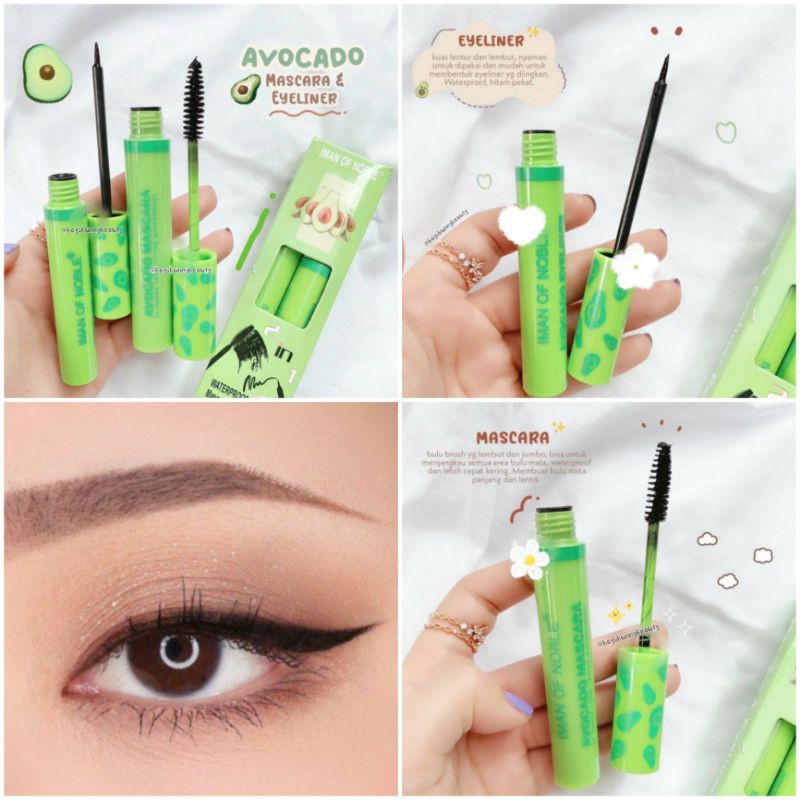 IMAN OF NOBLE 2 IN 1 AVOCADO MASCARA & EYELINER THAILAND