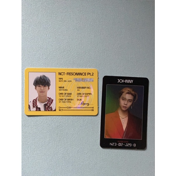 ID DOYOUNG AC JOHNNY NCT NO HNR YA NCTZEN