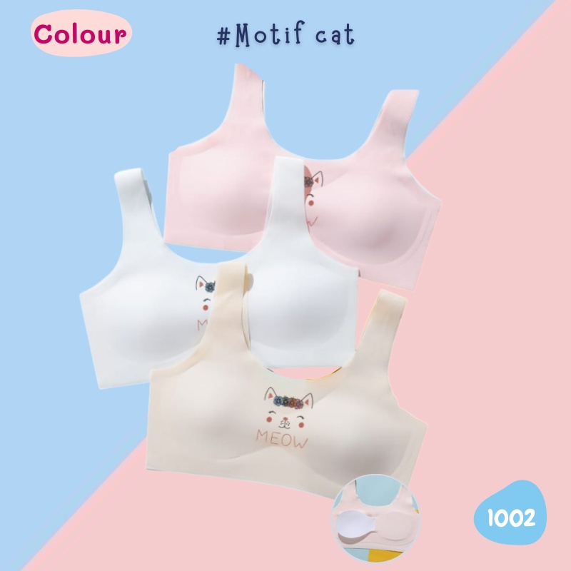 Miniset/BH Chelyne  Mini Anak 1001 / 1002  Bahan Seamless Lycra Premium - Daily Bra for Teens