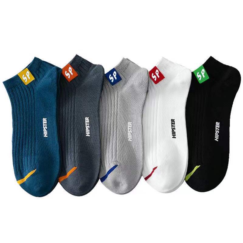 Gobra ♕ KK042 Kaos Kaki (Tanpa Kemasan) Pria Wanita Tipis Pendek Semata Kaki Sport SP Fashion Korea Sock Import Murah