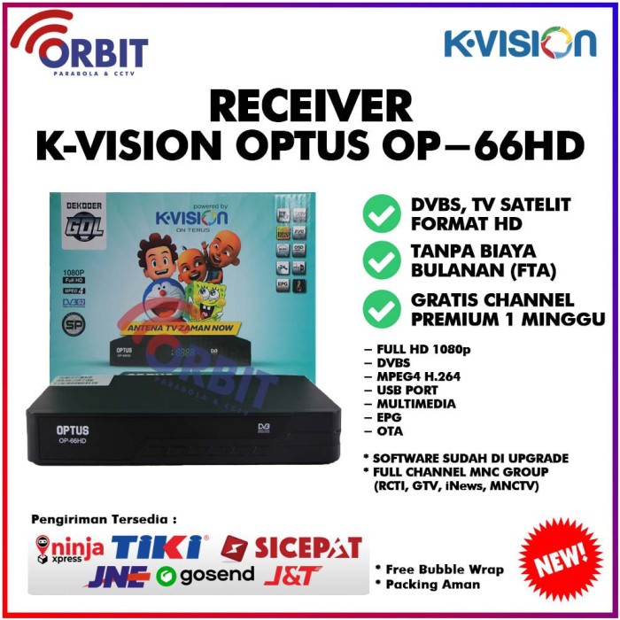 RECEIVER K-VISION OPTUS OP-66 HD
