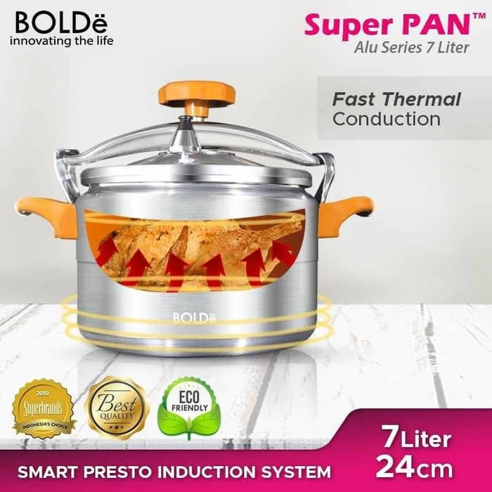 Panci presto Bolde Alu series 7L - alumunium 7 Liter 7Lt