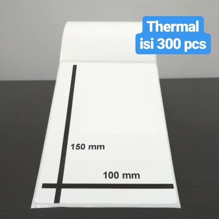 

SMARTCOM ~ Kertas Label Barcode 100 x 150 Kertas Stiker Thermal 100x150mm isi 300pcs RB6
