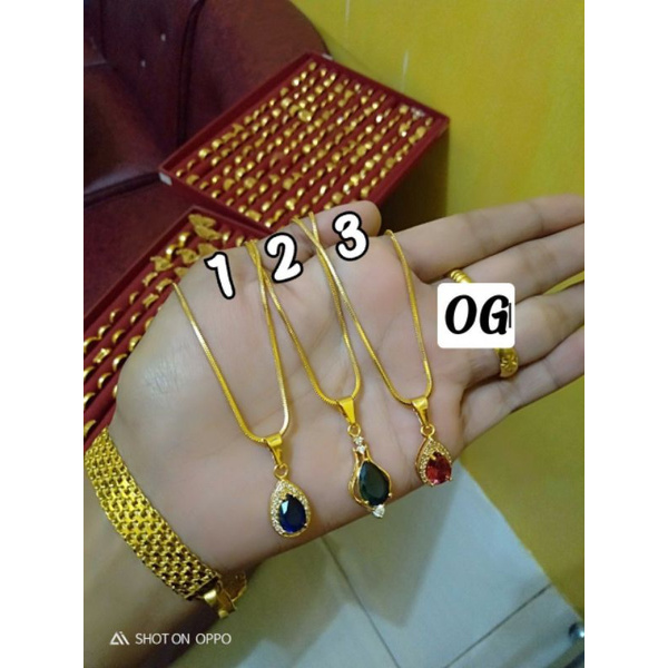 kalung liontin sepuhan ems24k