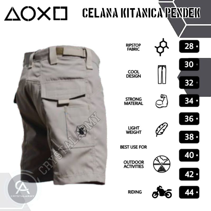 Celana Tactical KTNC/Celana Pendek/Celana Cargo Pendek/Celana Pendek Pria