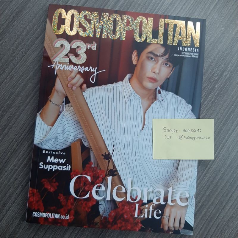 MEW SUPPASIT COSMOPOLITAN INDONESIA MAGAZINE