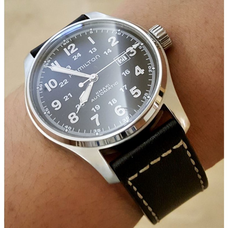 70％OFF】 ☆名品！ HAMILTON・KHAKI AUTOMATIC H706250 腕時計