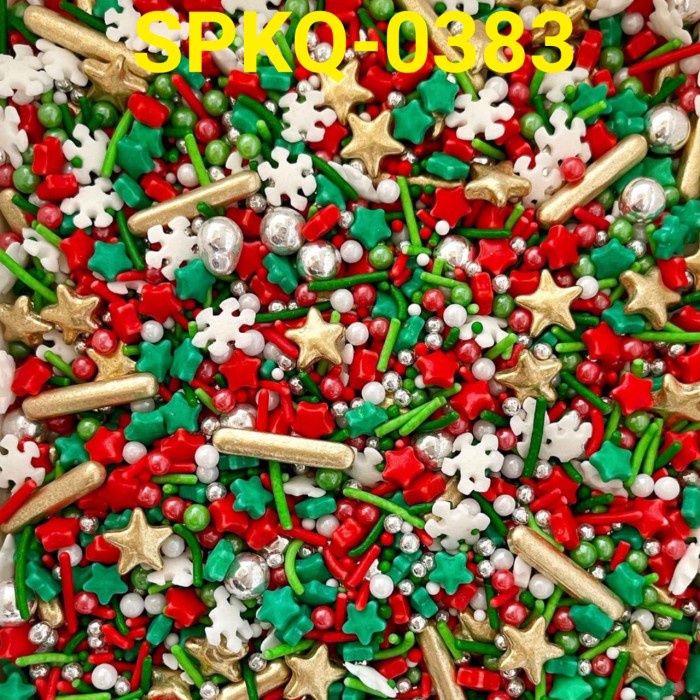 

SPKQ-0383 SPRINKLES SPRINKEL 250GR BINTANG NATAL FROZEN HIJAU TERMURAH