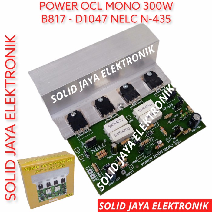 KIT POWER MONO OCL 300 WATT TR B817 D1047 ASLI KIT OCL 300W NELC N-435