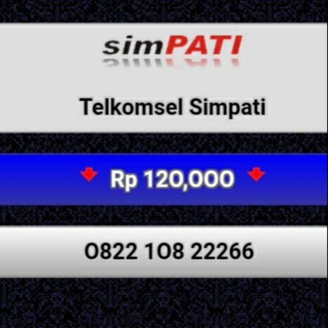 NOMOR CANTIK SIMPATI 0822 108 22266