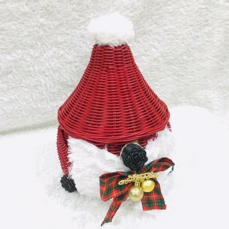 

Rotan Santa / keranjang natal / box natal / hampers natal