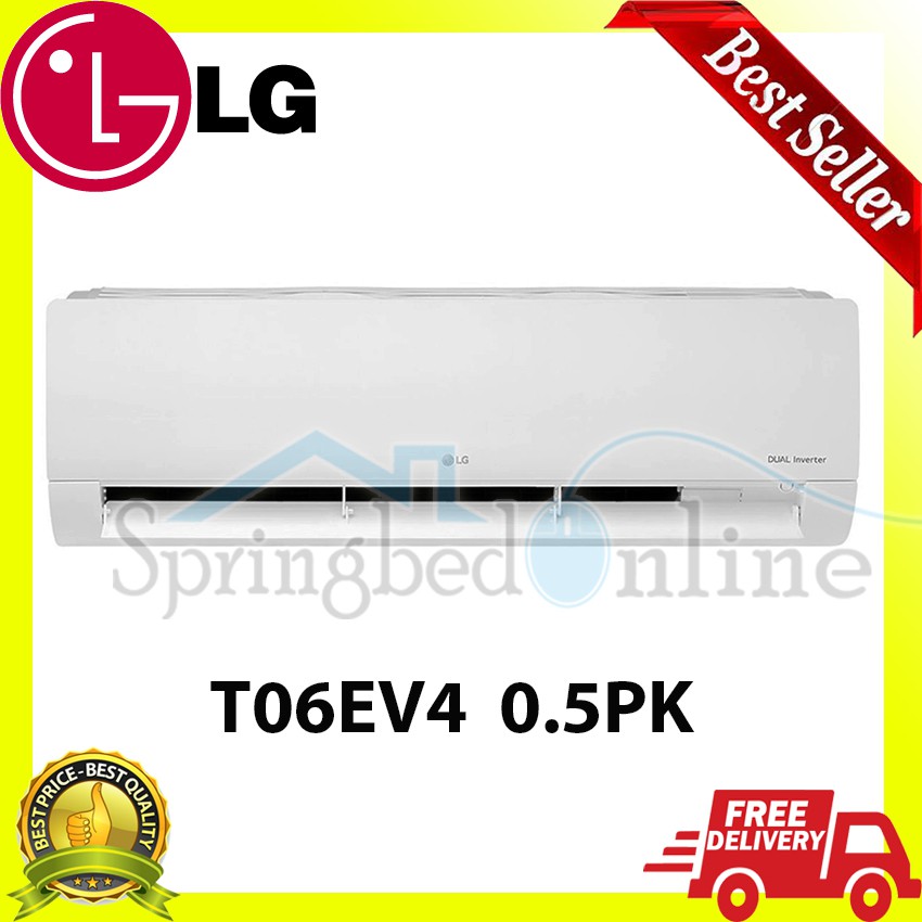 LG T06EV4 AC DUALCOOL with Watt Control-Eco 0.5PK