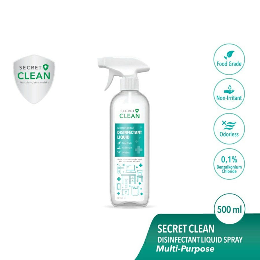 Secret Clean Disinfectant 500ml Liquid Spray