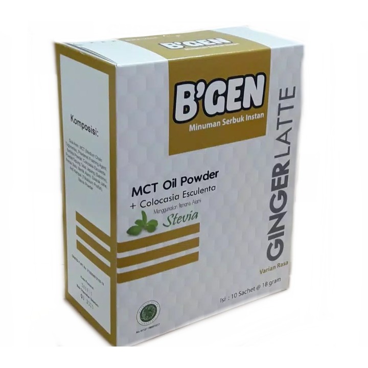 B'GEN Minuman Kesehatan Varian Rs Ginger Latte Stevia/ Jahe Latte
