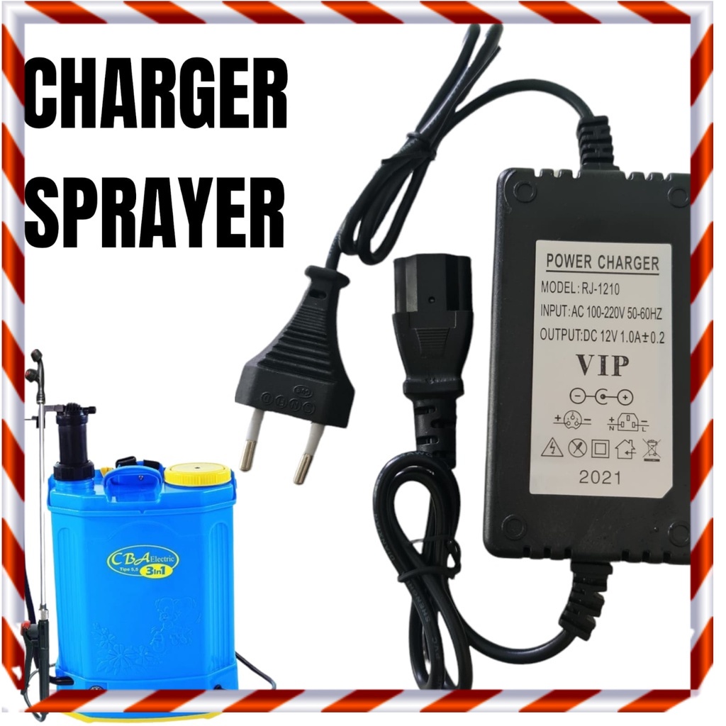 CHARGER CAS SPRAYER ELEKTRIK UNTUK TANGKI CBA 2A