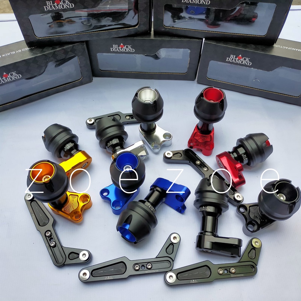 Slider knalpot nmax 2020 Black diamond Jalu Pelindung knalpot All New nmax 2020