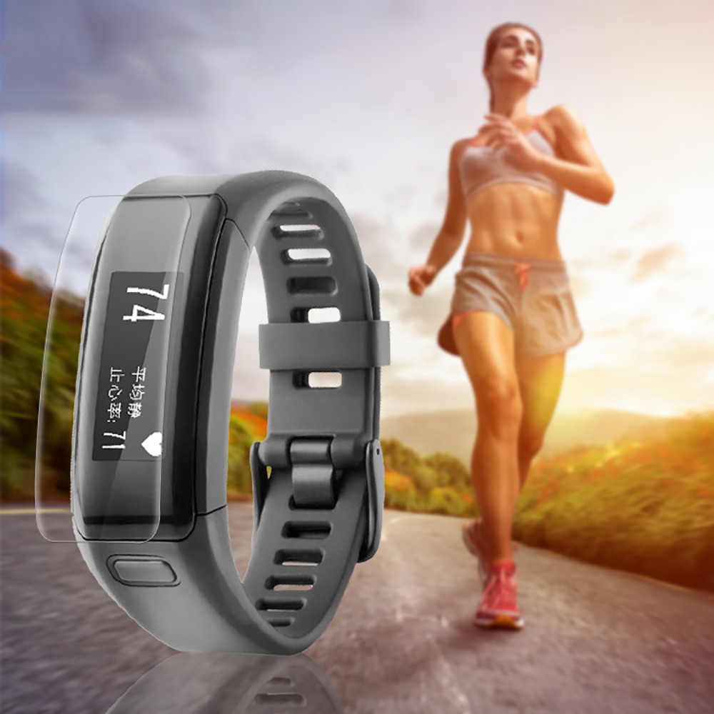 Pelindung Layar Smartwatch Garmin Vivosmart Hr / Hr + Plus Full Cover Bahan Tpu