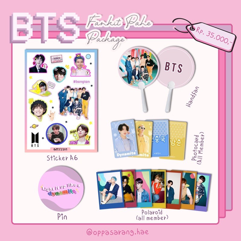 Merchandise BTS Souvenir Package Kpop Bangtan Fankit Pahe