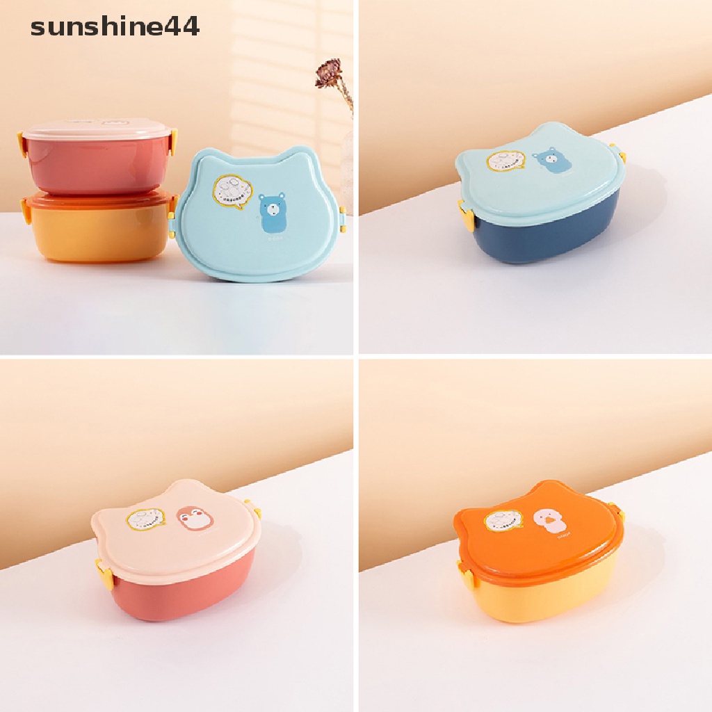 Sunshine Kotak Makan Bento 2 Lapis Motif Kartun Untuk Anak