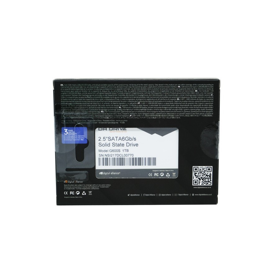 Digital Alliance DA Drive SSD 1TB 2.5&quot; SATA III 3D NAND