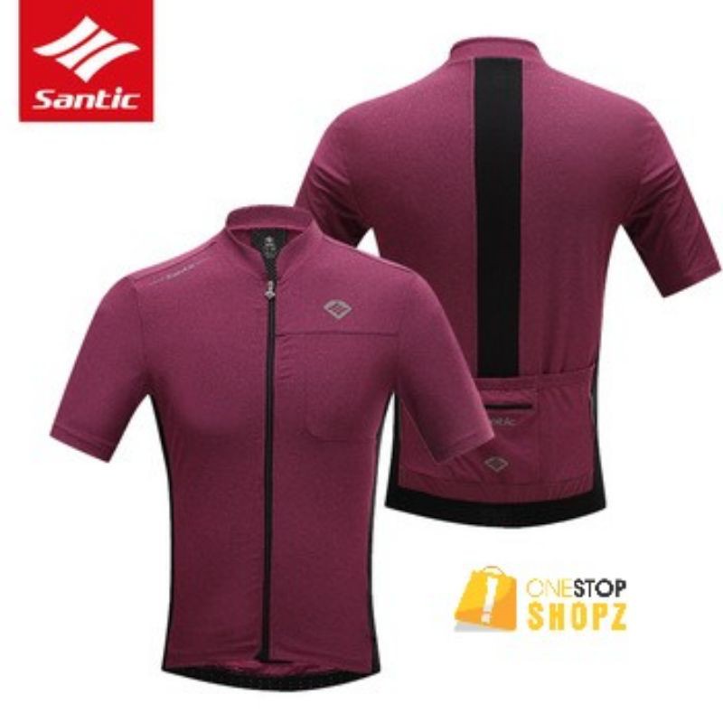JERSEY SEPEDA SANTIC MEN SHORT SLEEVE DIDUN M6C02091R ORIGINAL ONESTOPSHOPZ