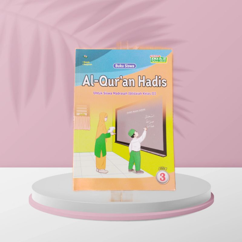 ORI buku teks Qur'an hadits k13 penerbit Arya duta untuk mi kelas 3 edisi revisi terbaru
