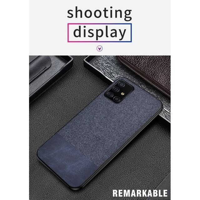 SOFT CASE FABRIC DENIM COVER SAMSUNG NOTE 10 LITE / S10 LITE