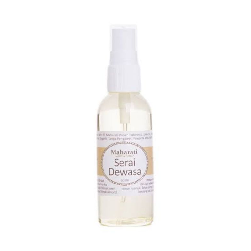 Maharati Serai Dewasa 60 ml / Minyak Serai / Anti Nyamuk / Maharati