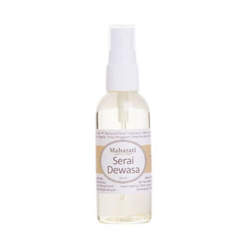 Maharati Serai Dewasa 60 ml / Minyak Serai / Anti Nyamuk / Maharati