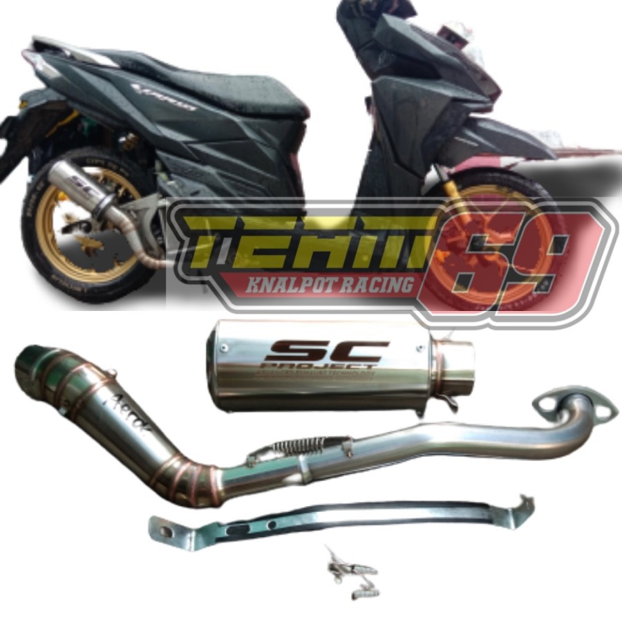 Knalpot Sc Project Vario125 vario150 knalpot vario150 vario125