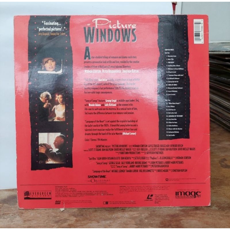 Kaset Laser disc Picture Windows