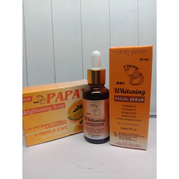 PAKET RDL 2IN1 SABUN PAPAYA RDL DAN SERUM RDL