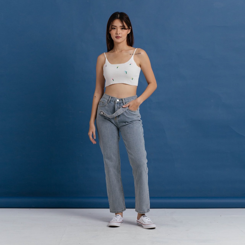 VIERLIN - Jeans 1898 - CELANA JEANS HIGHWAIST