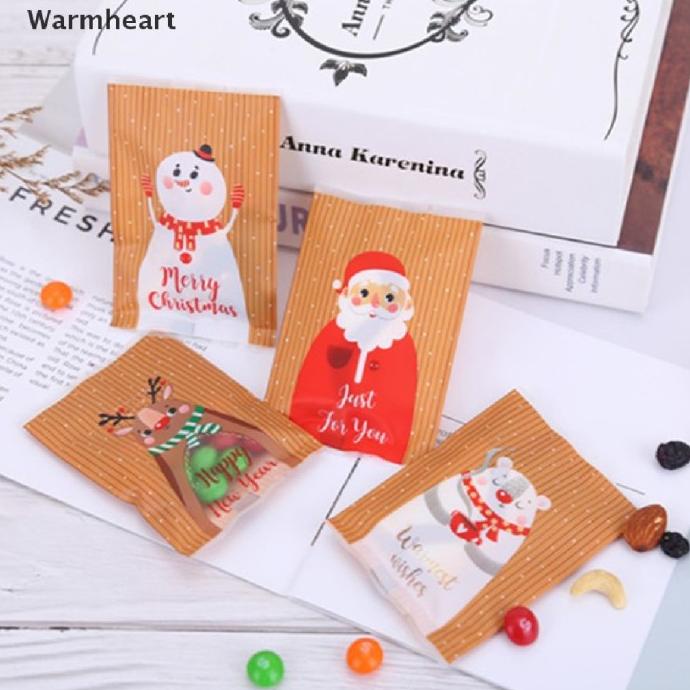 

PROSP PROMO WARMHEART 50/100PCS CHRISTMAS GIFT BAG DRAWSTRING DGFXG6563