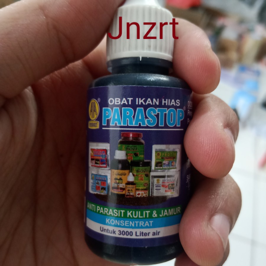 PARASTOP obat ikan hias anti parasit kulit dan jamur 30ml