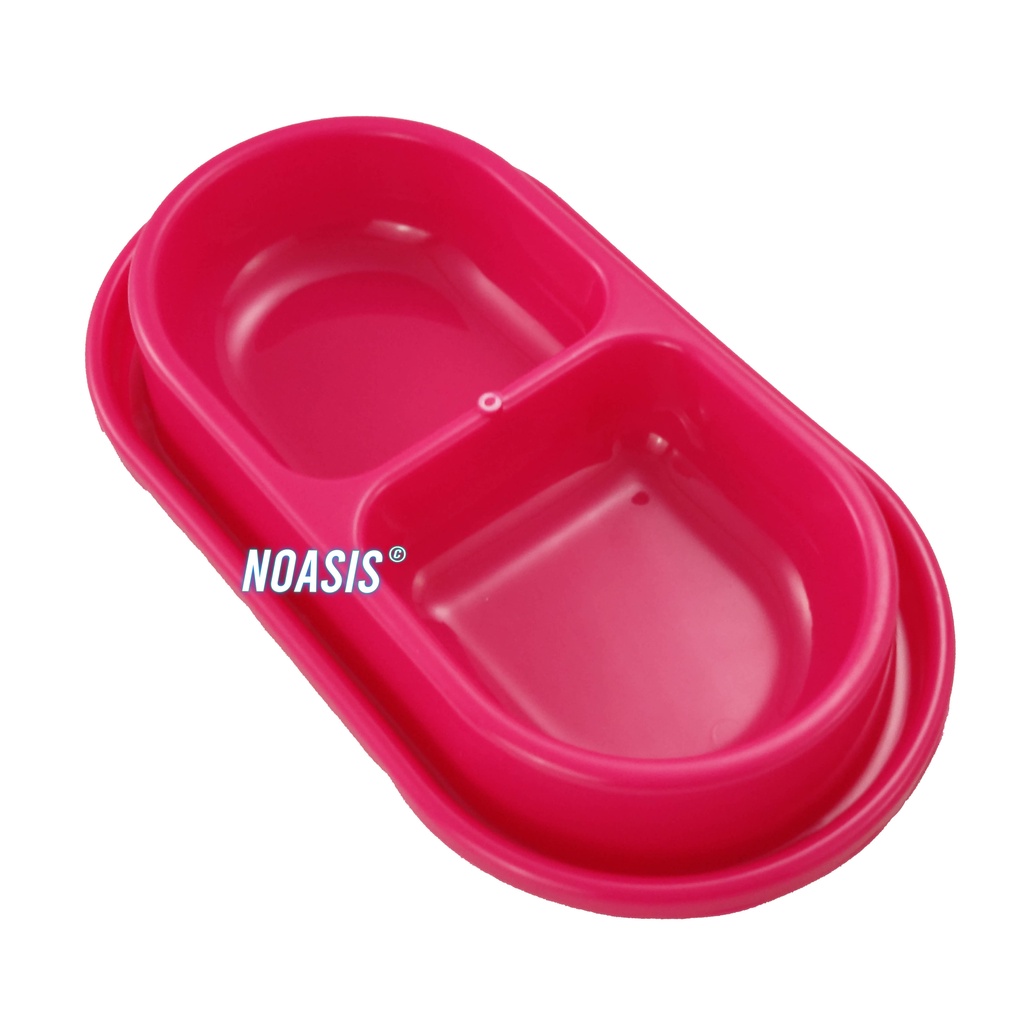 Tempat Makan Kucing &amp; Anjing Besar 2 Space Tempat Makan Anti Semut Double Pet Bowl Food Bowl