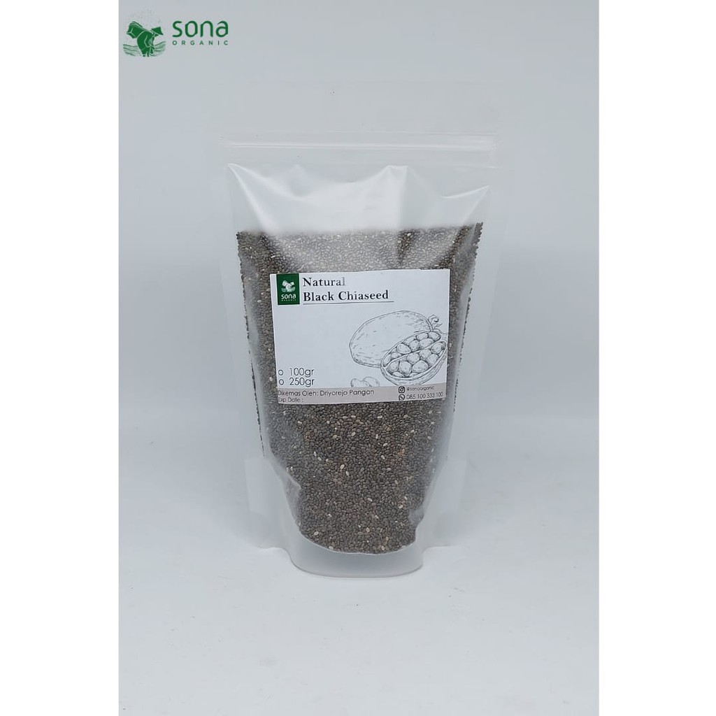 

Natural Black Chia Seed 250 gr