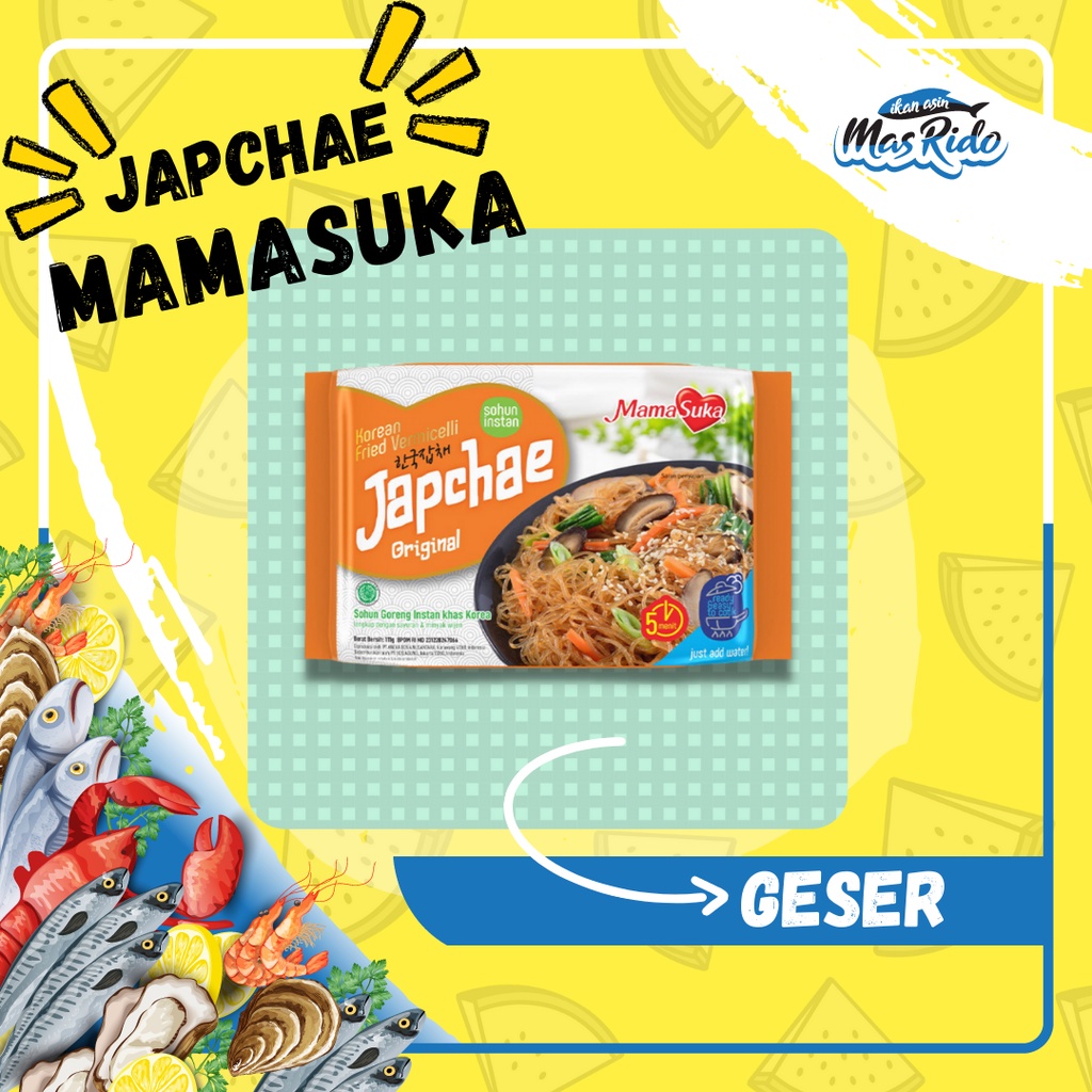 

Mamasuka Japchae Instant Original Korea Ready To Cook Soun Korea 111gr