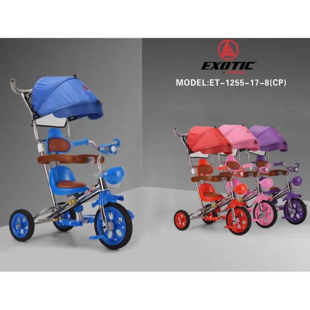 TRICYCLE SEPEDA RODA TIGA ANAK 1255 17 8 CP STIR EXOTIC TRICYCLE SEPEDA RODA TIGA ANAK 1255 17 8 CP STIR EXOTIC