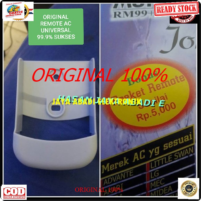 Joker original remote ac multi UNIVERSAL remot ac penyejuk pendingin ruangan control universal multi guna serba bisa kontrol air manual auto otomatis G183  BISA SEGALA MEREK AC 99.9% SUKSES  GARANSI UANG KEMBALI 100% JIKA TERBUKTI TIDAK ORIGINAL  BONUS HO