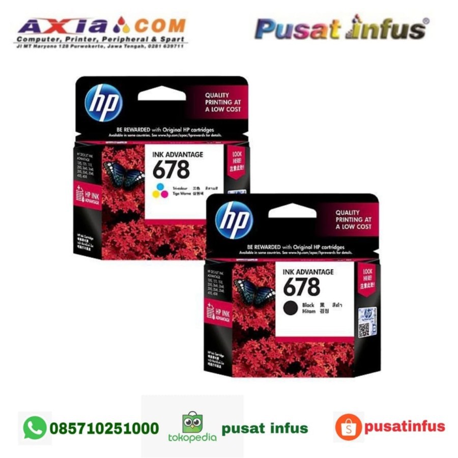 Tinta / Cartridge HP 678 HP678 Original